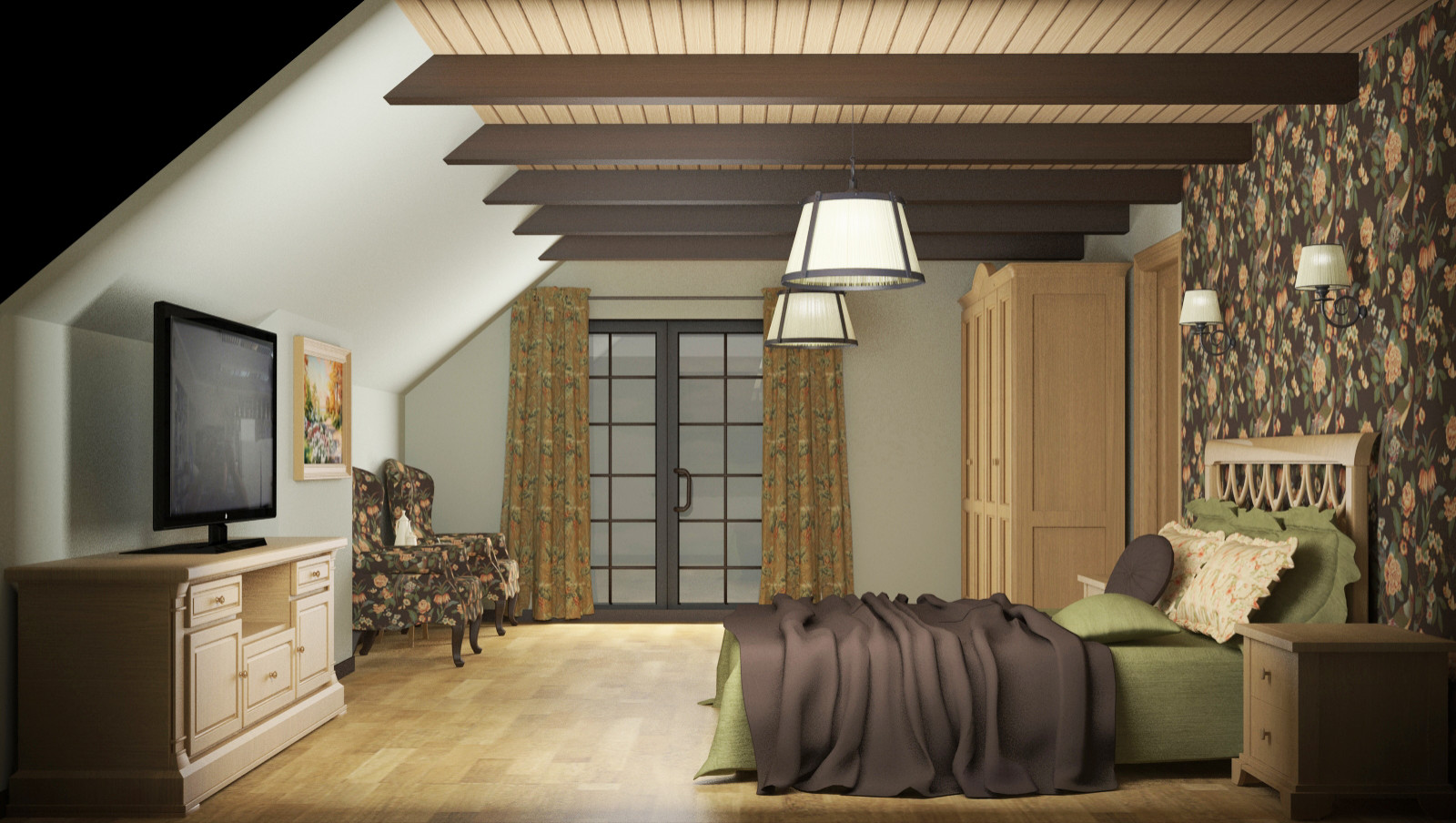 Проект дома с интерьером