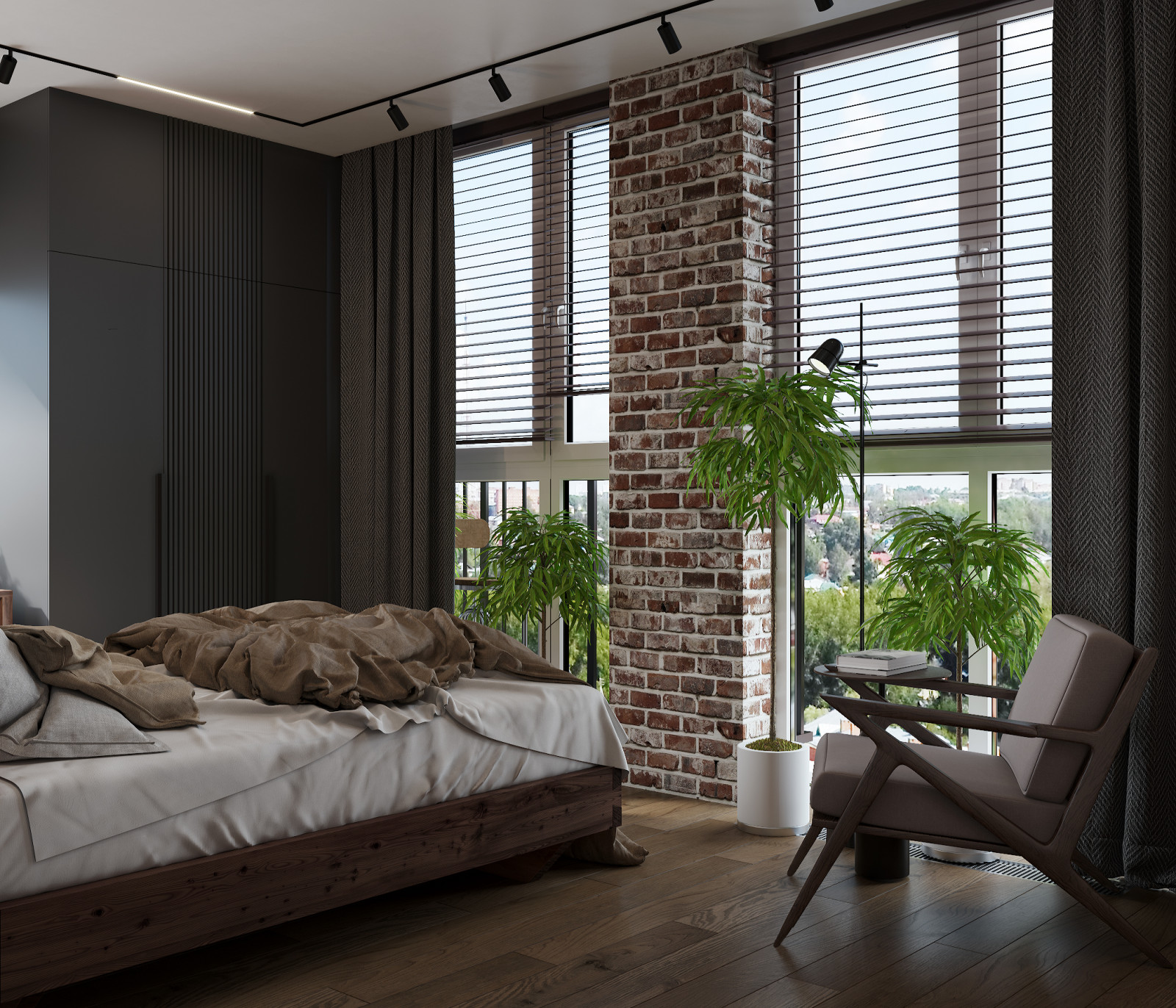 Двушка с элементами лофт 48 м2