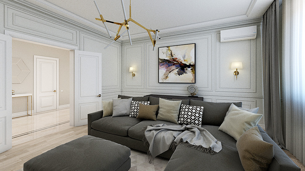 Обложка проекта: Дизайн-проект трехкомнатной квартиры