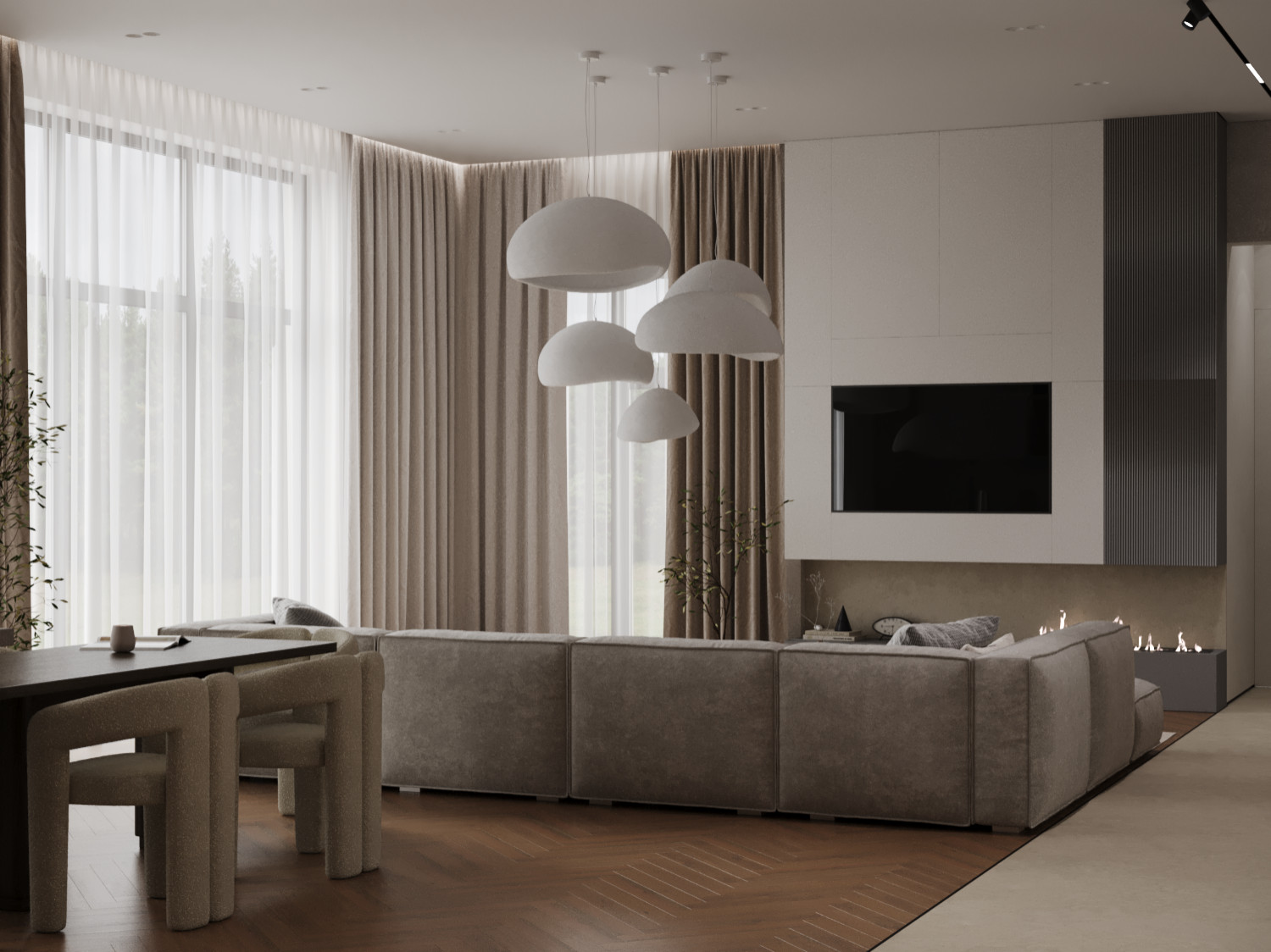 Проект интерьера частного дома