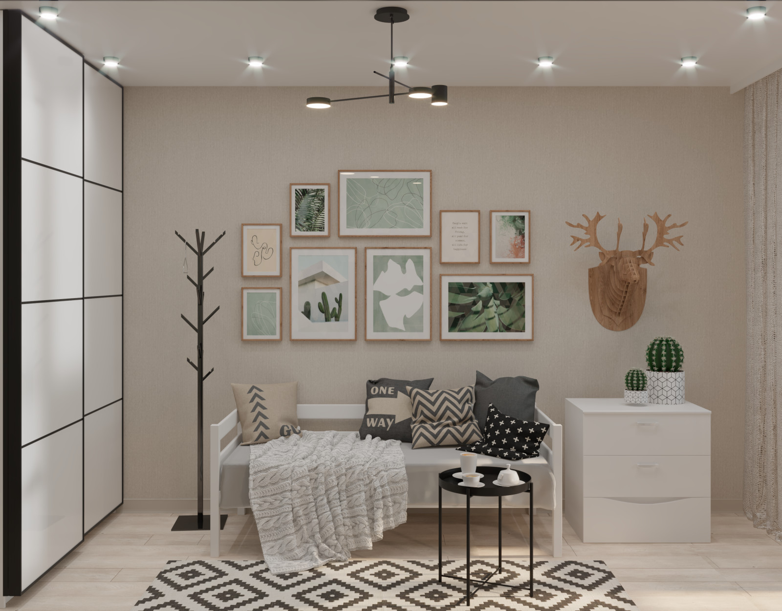 Трехкомнатная квартира