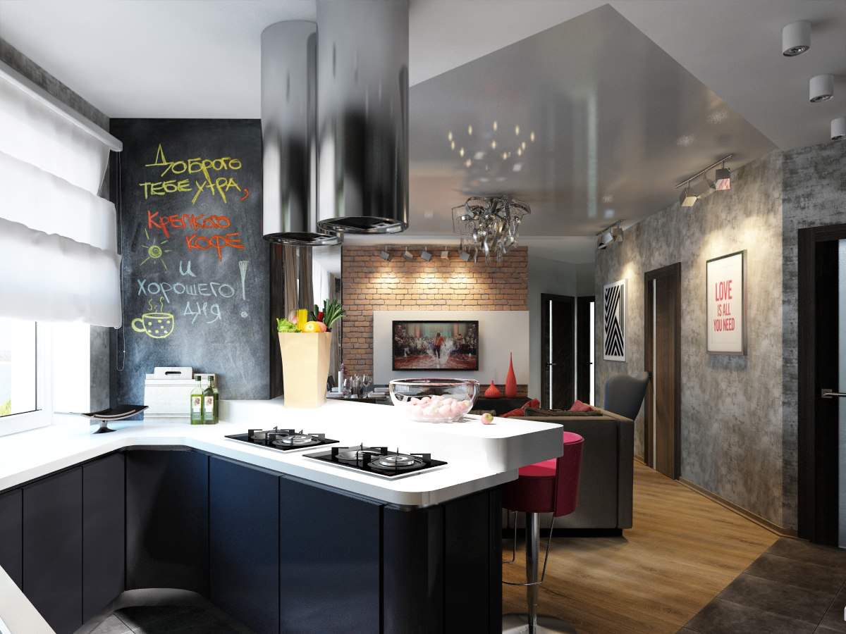 Дизайн квартиры 80 м.кв.в ЖК Николин Парк