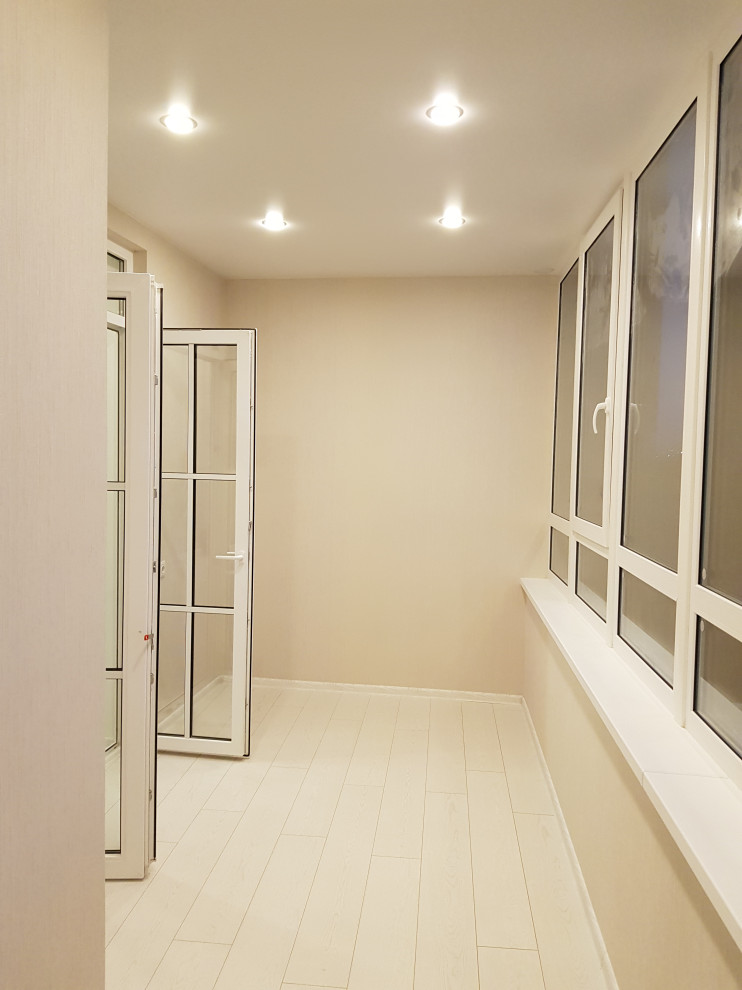 Отделка балкона под кабинет