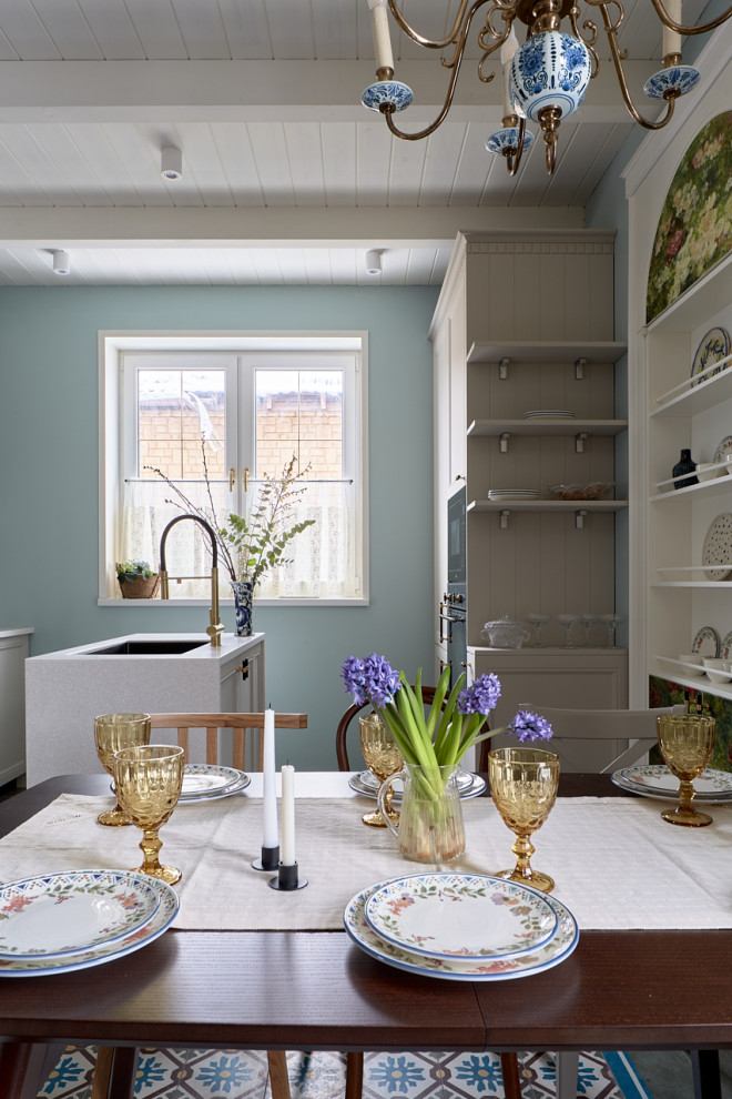 Кухня с котельной в шкафу