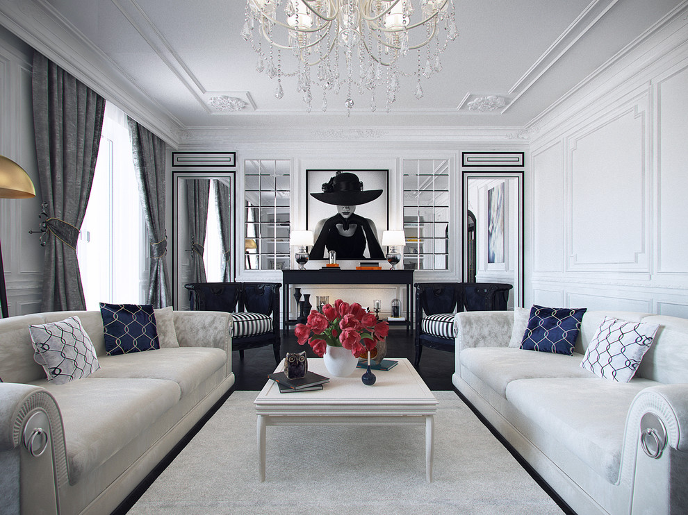 Обложка проекта: Интерьер трехкомнатной квартиры в историческом центре Петербурга