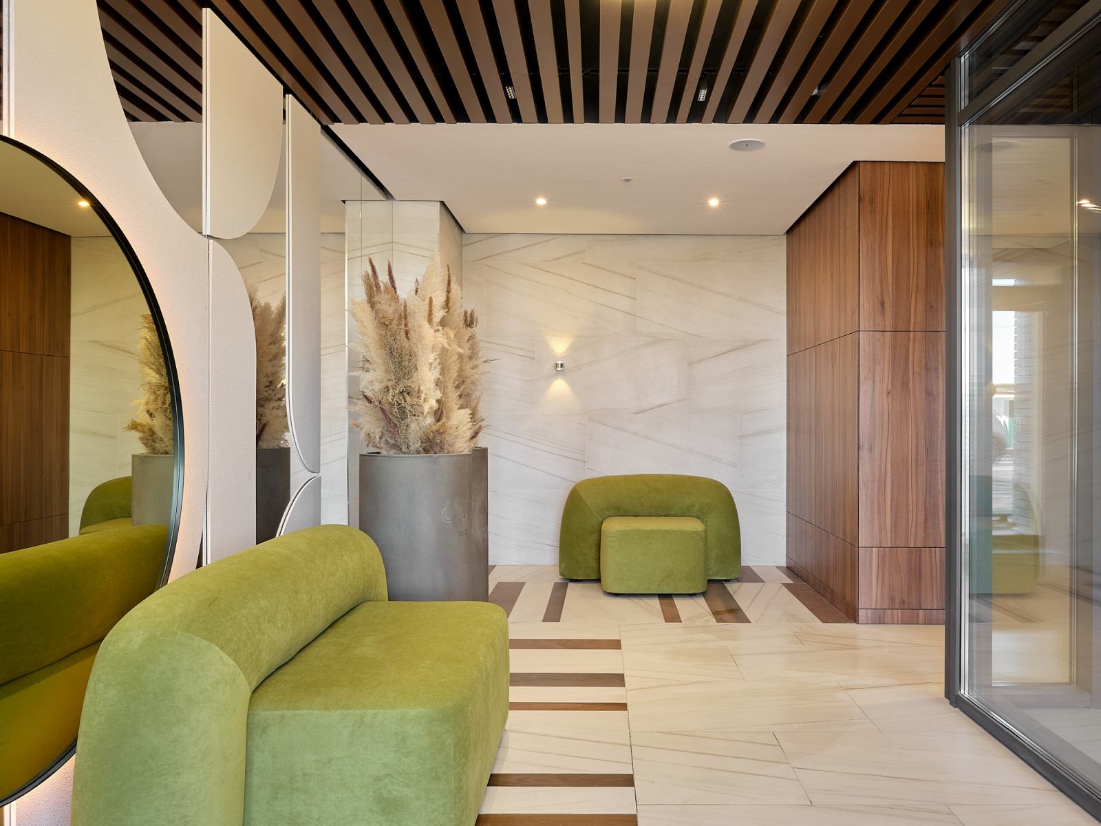 Интерьерная фотосъемка парадных ЖК «СОЮЗ PRIORITY» . Дизайн Spirit architect