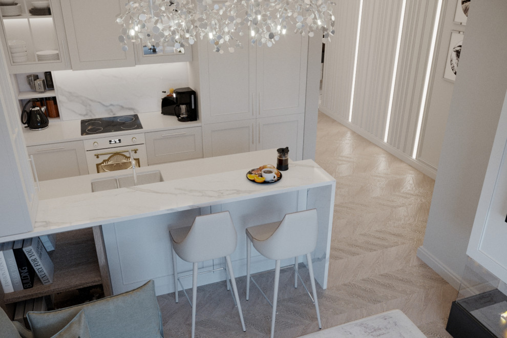 Квартира в современной классике ЖК Сердце столицы