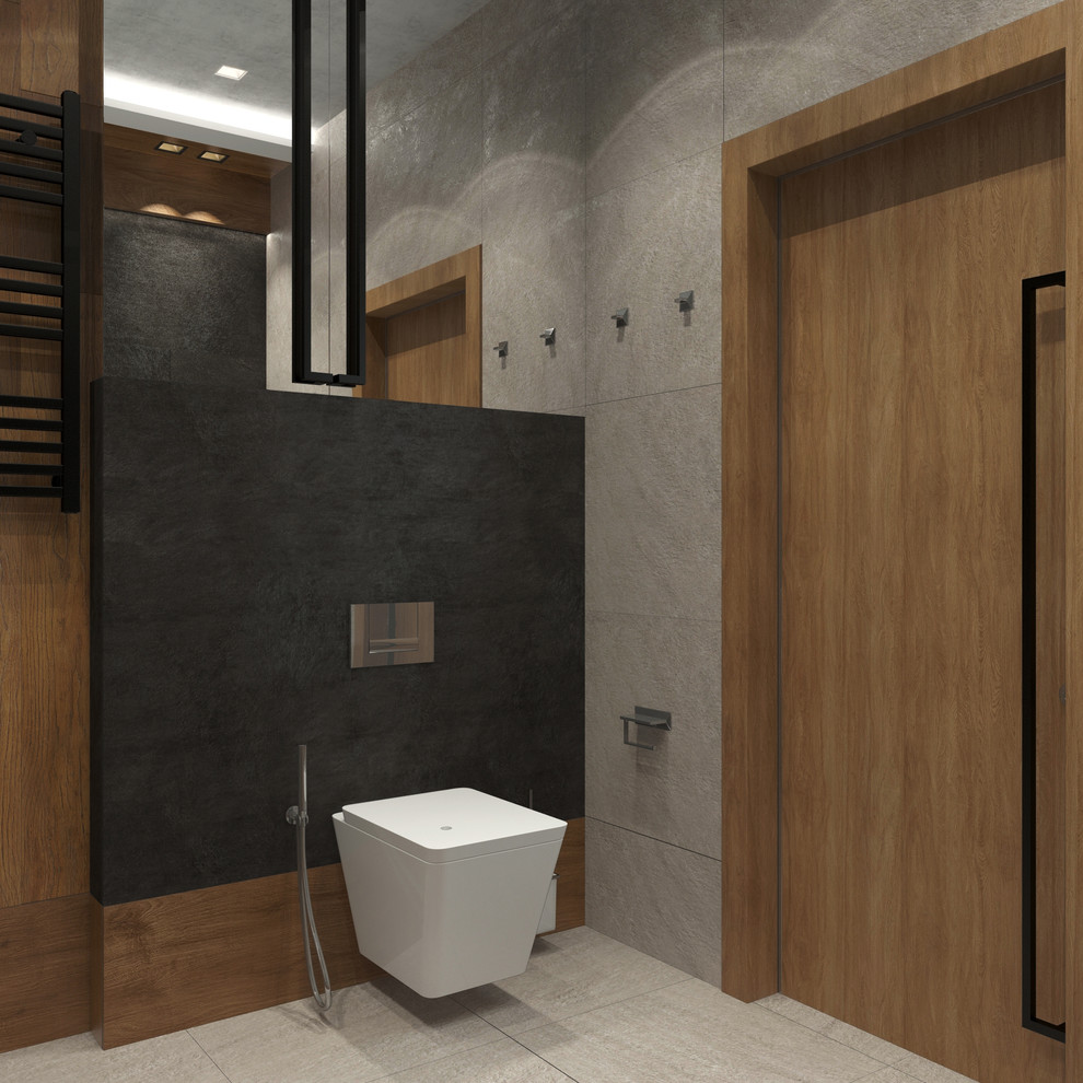 Обложка проекта: Квартира с элементами индустриального стиля