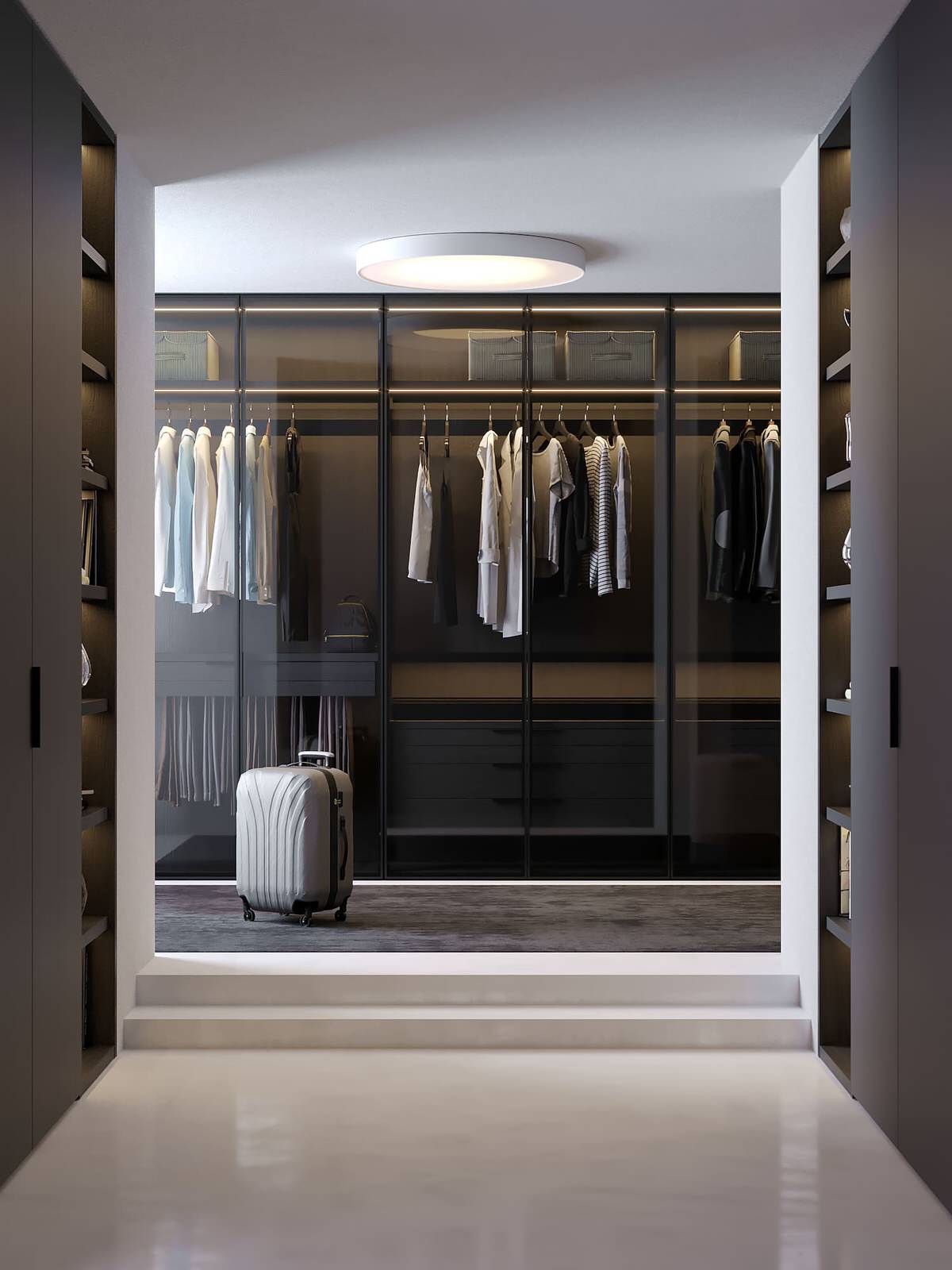 Стеклянный шкаф MONOFORM