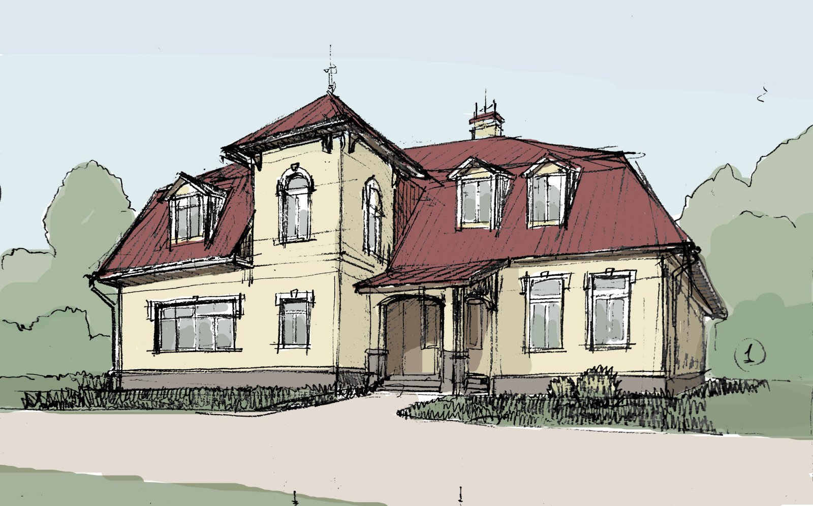 Эскизы. Ручная графика