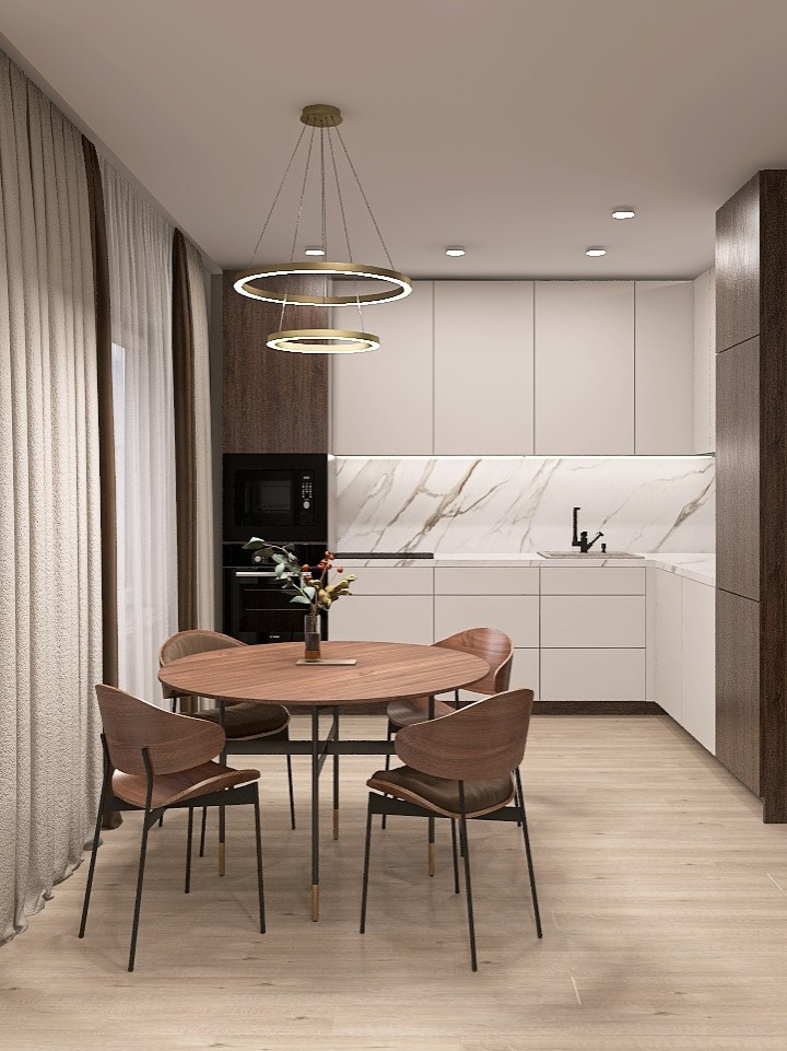 Кухня-гостиная для семьи