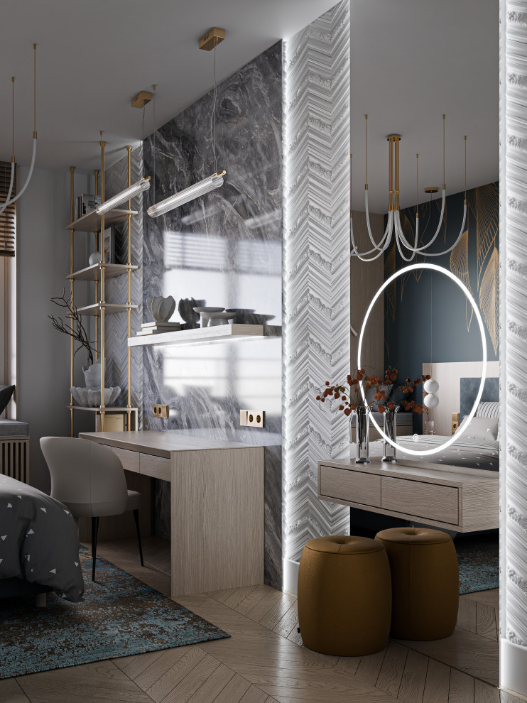 Интерьер трехкомнатной квартиры