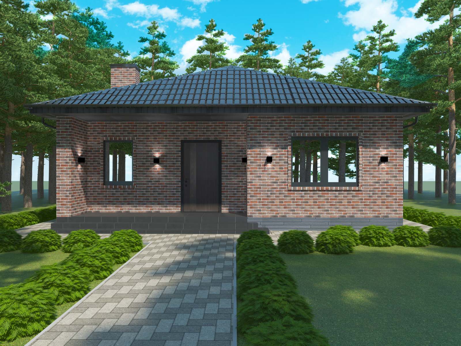 Обложка проекта: Дом 130м2