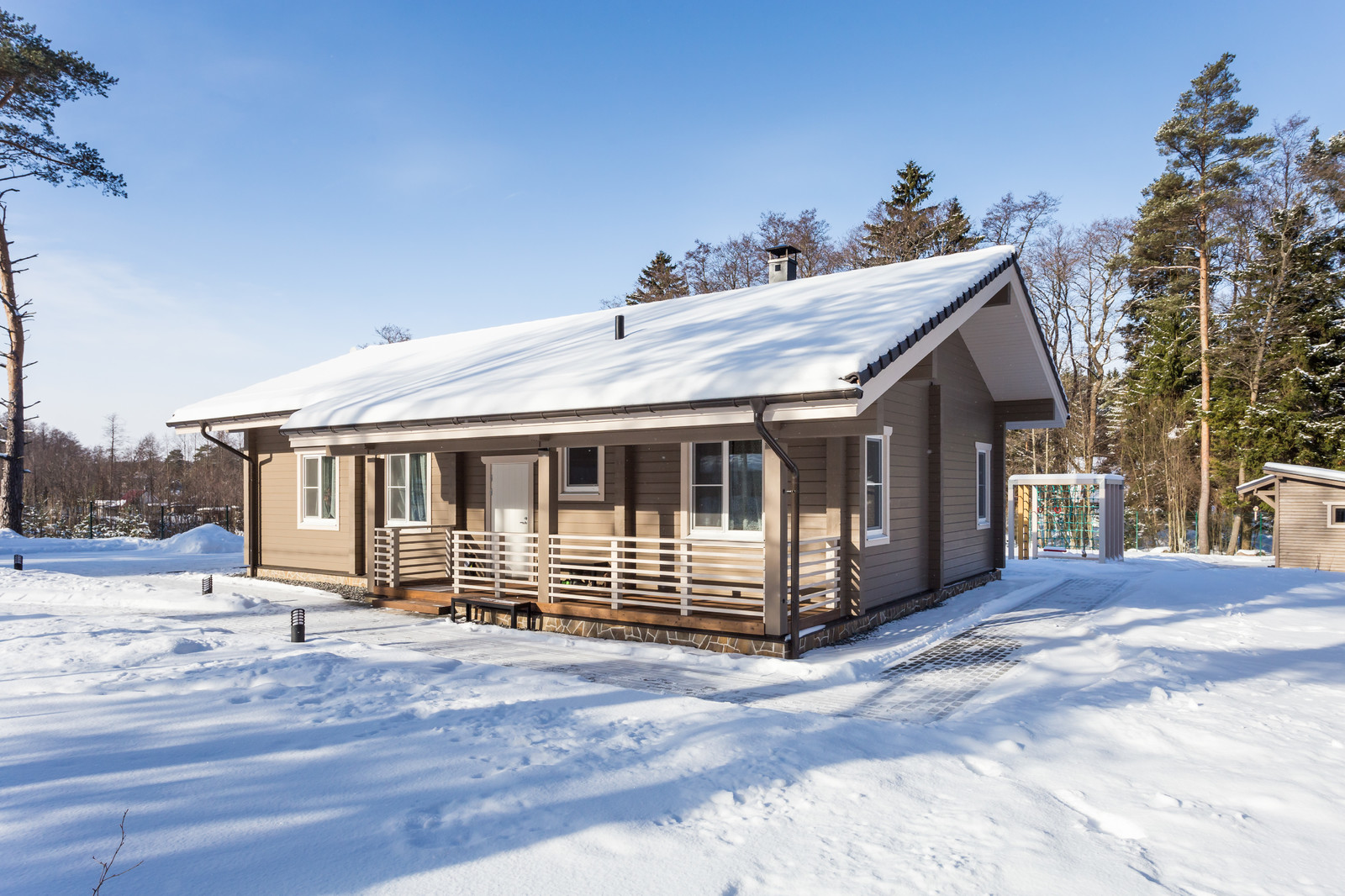 Финский уют - дом из клееного бруса с русской душой