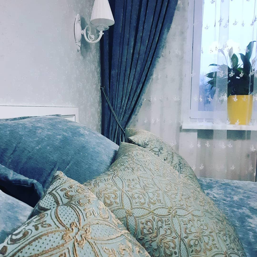 Обложка проекта: Спальня в синих тонах