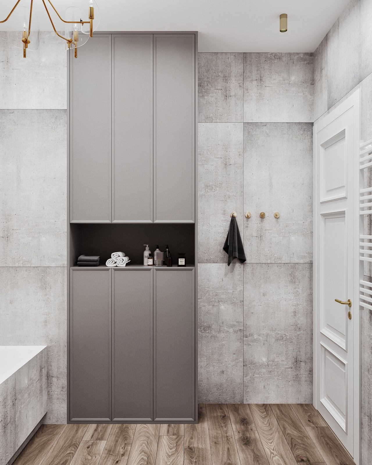 Дизайн квартиры в стиле лофт с элементами неоклассики