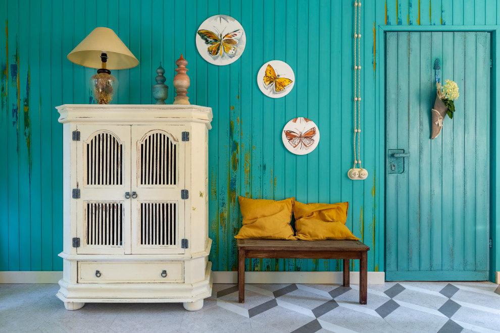 ВЕРАНДА В ДОМЕ. СТОЛОВАЯ ЦВЕТА ТИФАННИ.