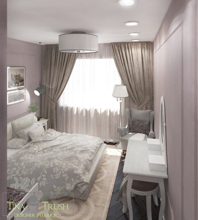 Обложка проекта: Дизайн спальни для родителей и ребенка