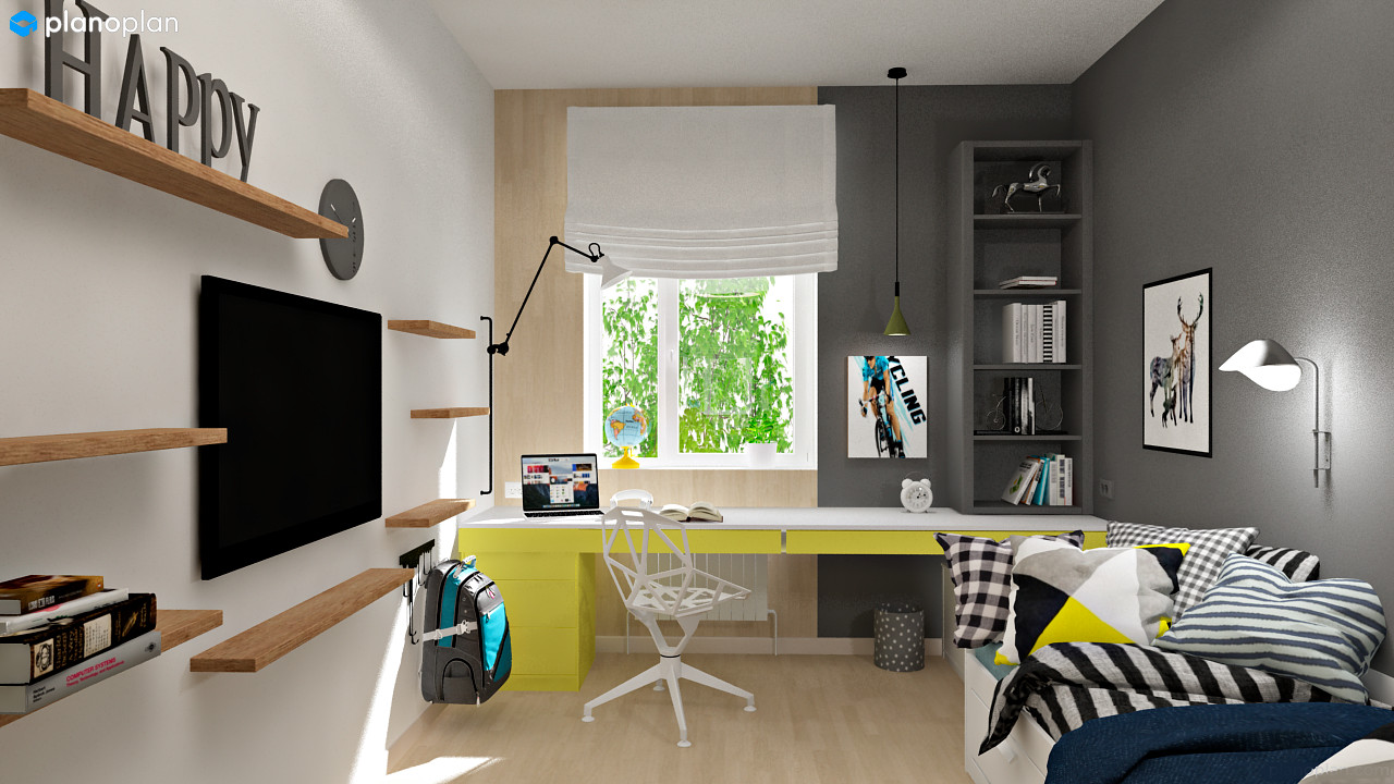 Обложка проекта: Дизайн-проект комнат для мальчиков подростков