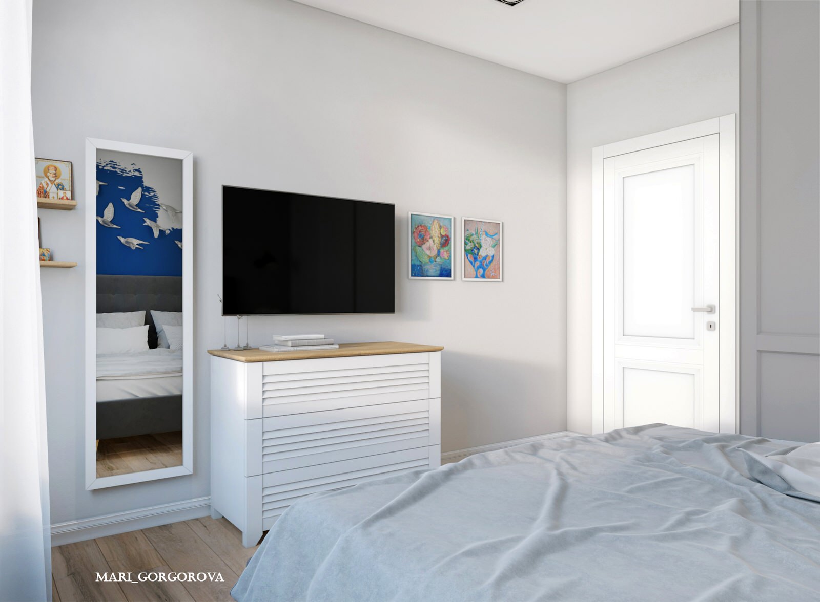 Трёхкомнатная квартира на ул. Обручевых