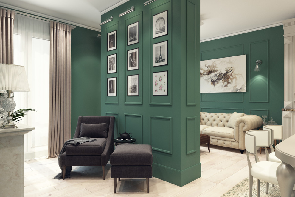 3-х комнатная квартира в Москве для студии Style Home