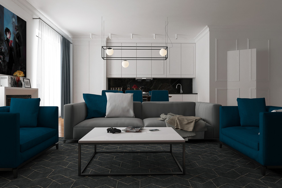 3D-концепт, квартира в ЖК "Дом на Фрунзенской"