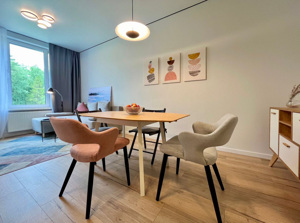 Проект студии 37м2, ЖК Серебрица