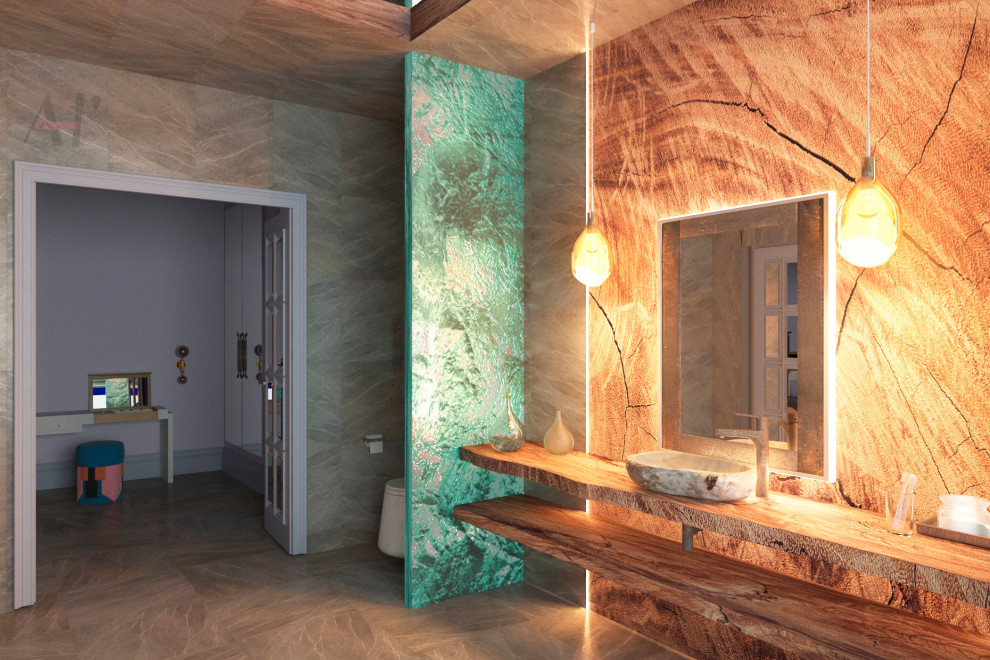 Квартира с панорамой 200 кв.м. (дипломный проект на основе реального объекта)