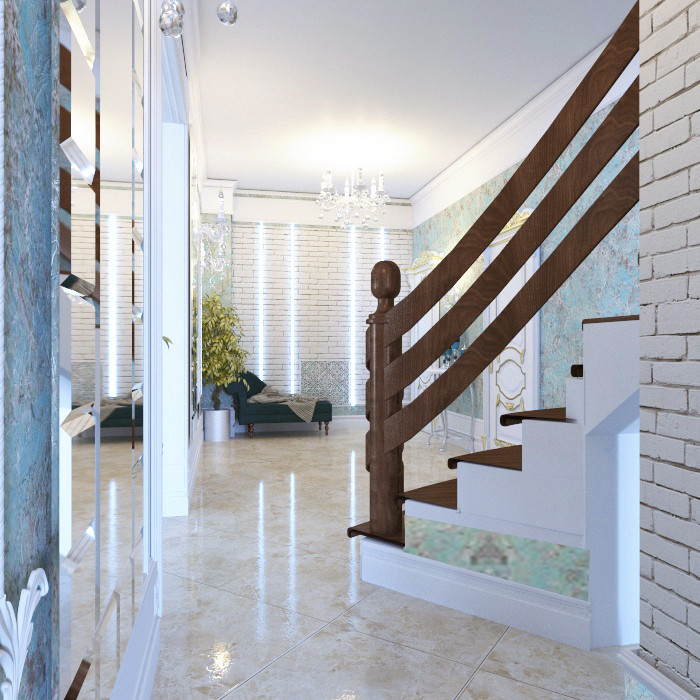 холл в жилом доме 500м.кв.