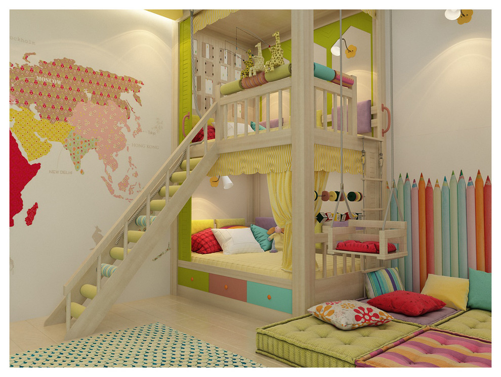 Двухэтажный дом в современном стиле