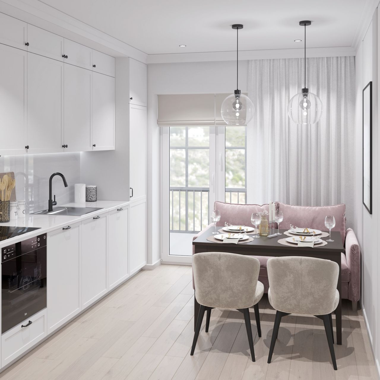 Дизайн-проект однокомнатной квартиры 40 кв.м