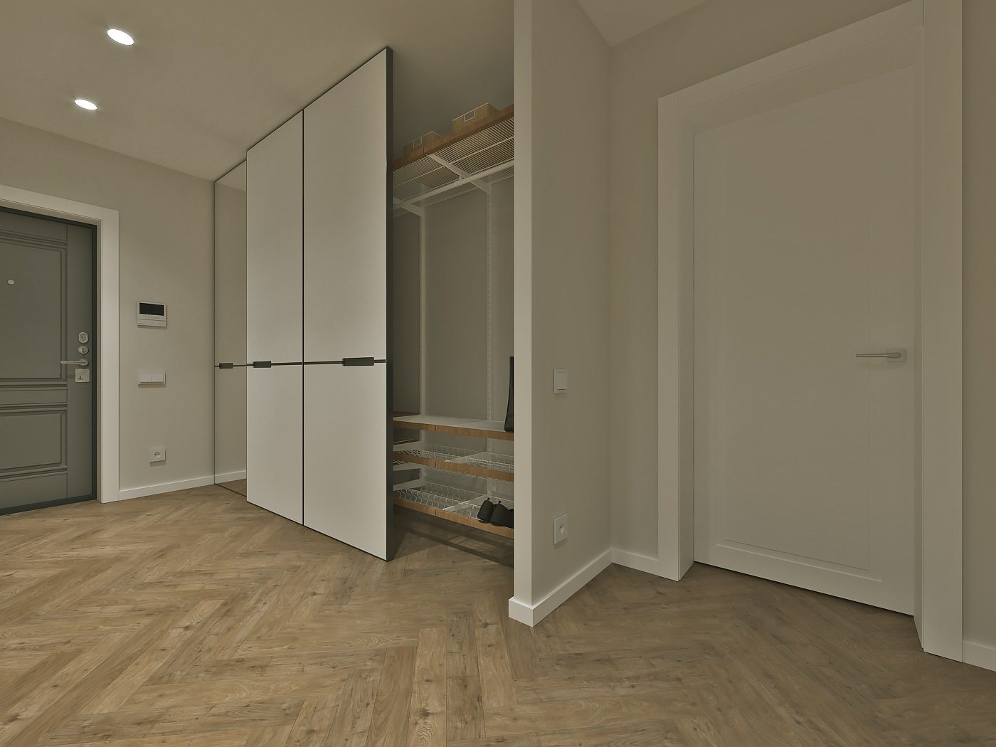 Прихожая ЖК "Резиденция"