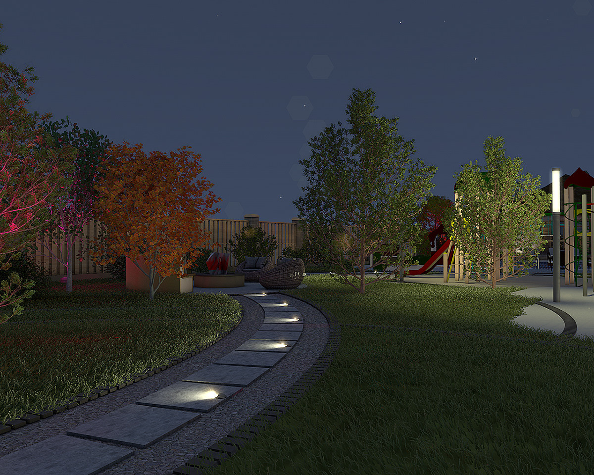 Обложка проекта: Освещение загородной резиденции