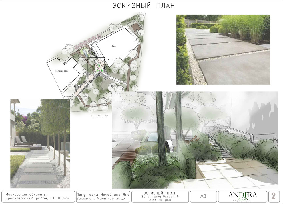 Проект сада в КП Липки