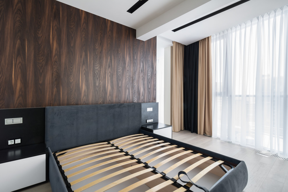 Просторная двухуровневая квартира в современном стиле