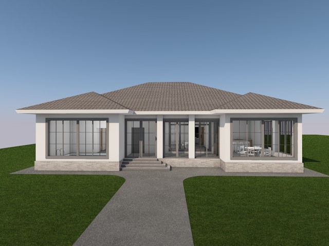 Проект 1-огоэтажного индивидуального жилого дома в г.Уфа