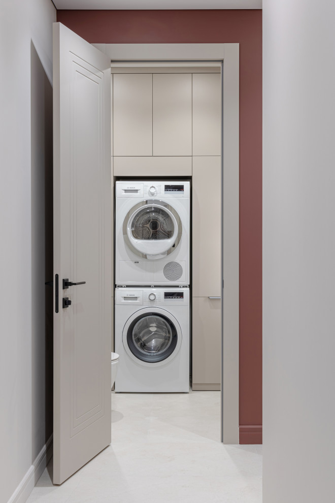 Прачечная построчная стиральная и сушильная машины