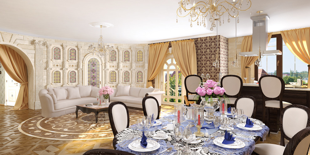 Обложка проекта: Дизайн проект квартиры "Римские каникулы" , гор.Москва