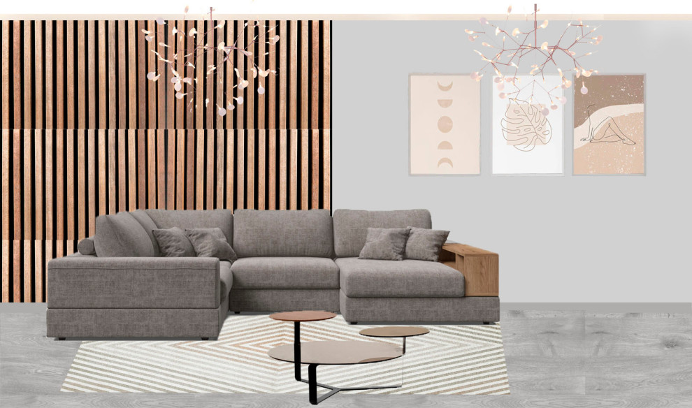 Обложка проекта: Кухня-гостиная 2