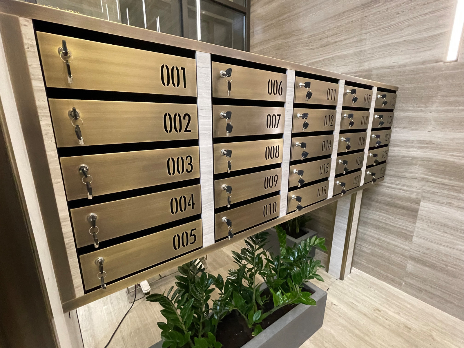 Почтовые ящики для ЖК и БЦ на заказ