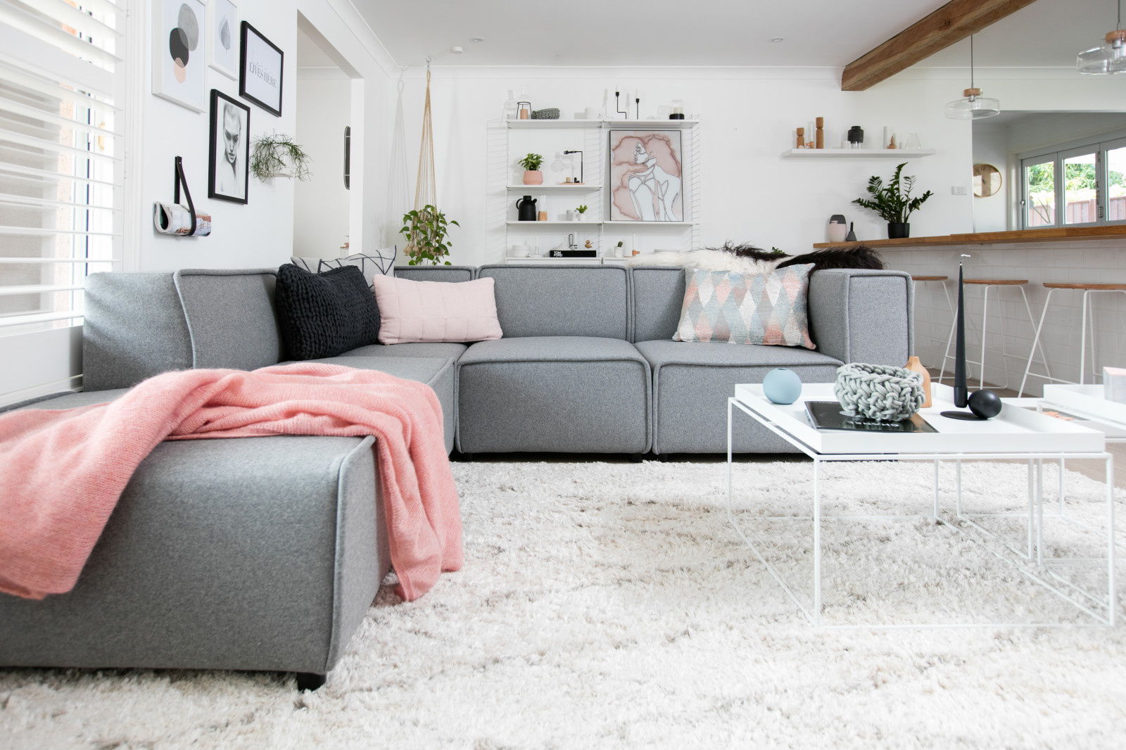 Гостиная в скандинавском стиле