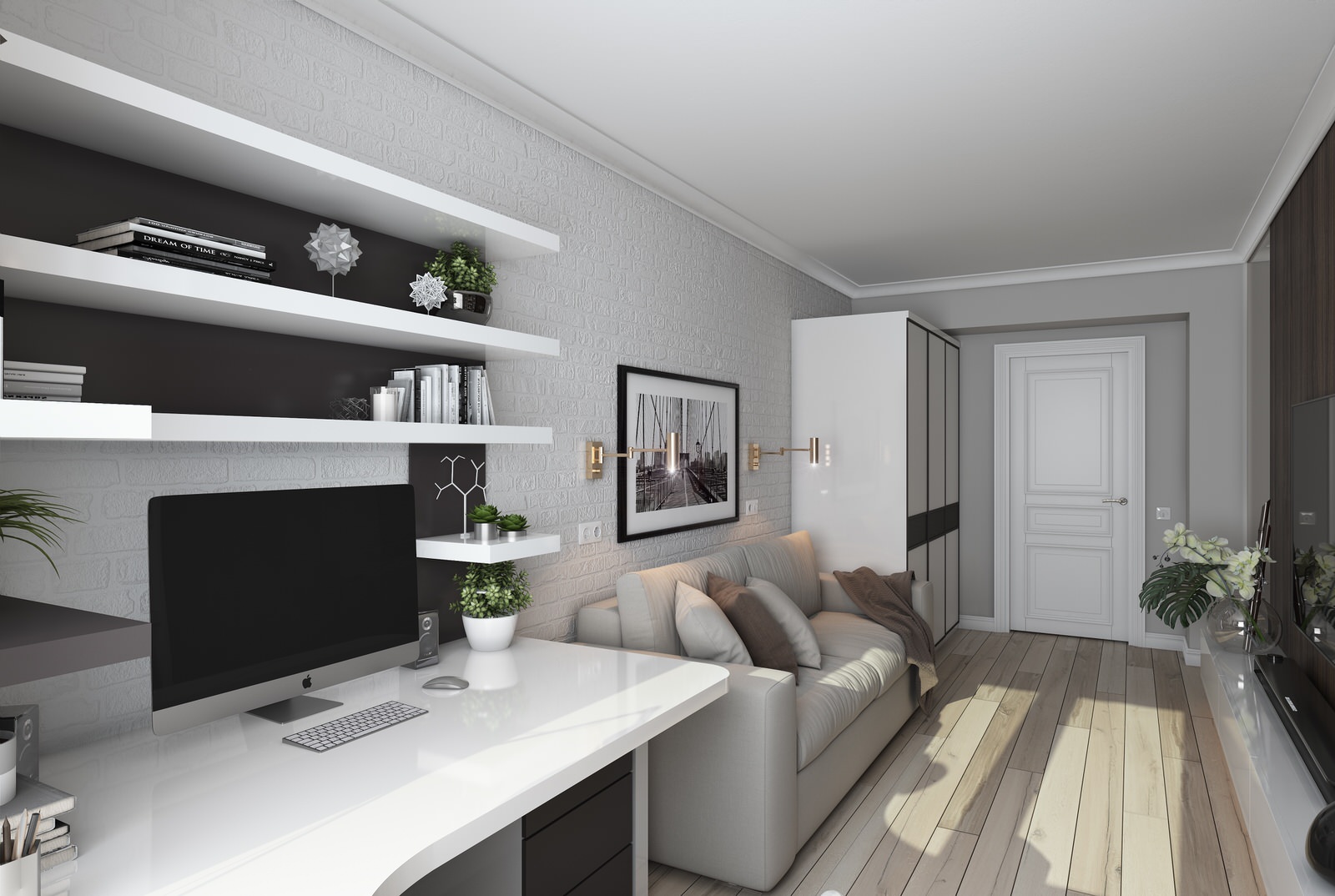 Квартира в современном классическом стиле