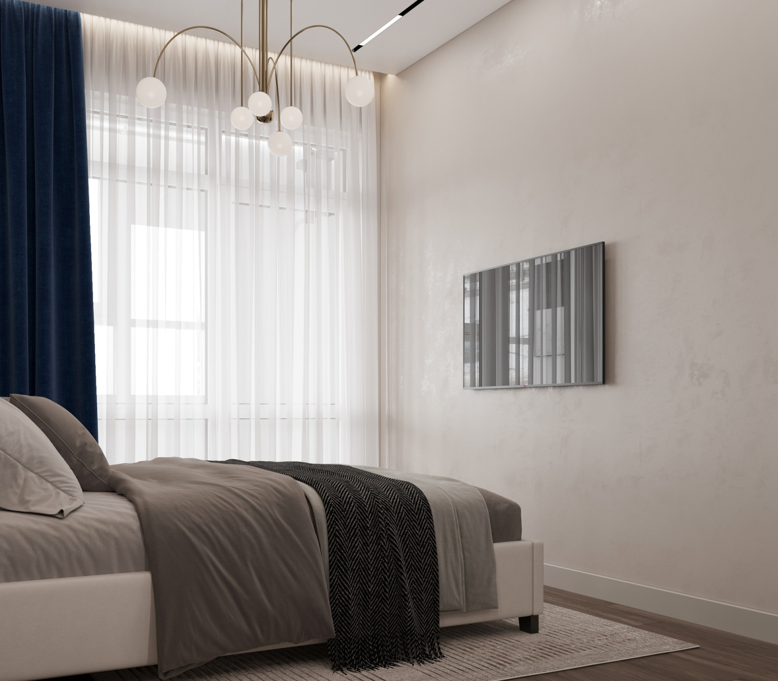 "Вечное лето", квартира в ЖК "Смарт квартал на Октябрьской", 93 м2