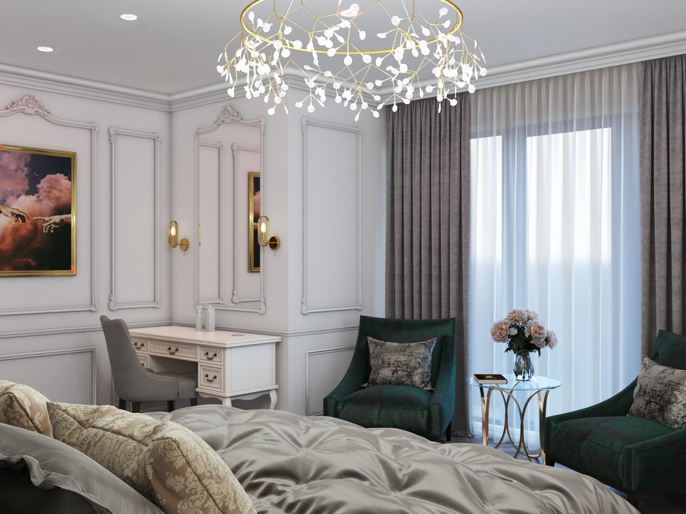 Коттедж в п. Юбилейный 160м2 во французском стиле Арт-Деко