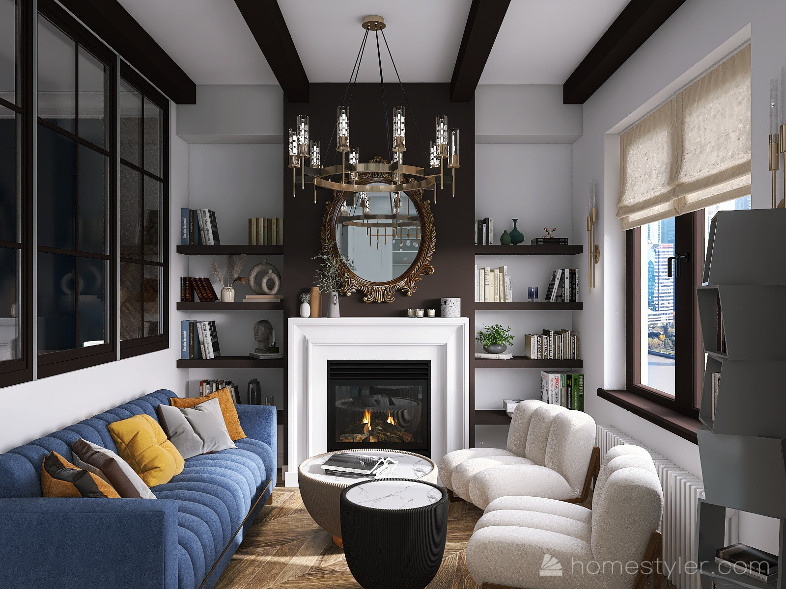 Обложка проекта: Проект двухкомнатной квартиры для семьи с детьми