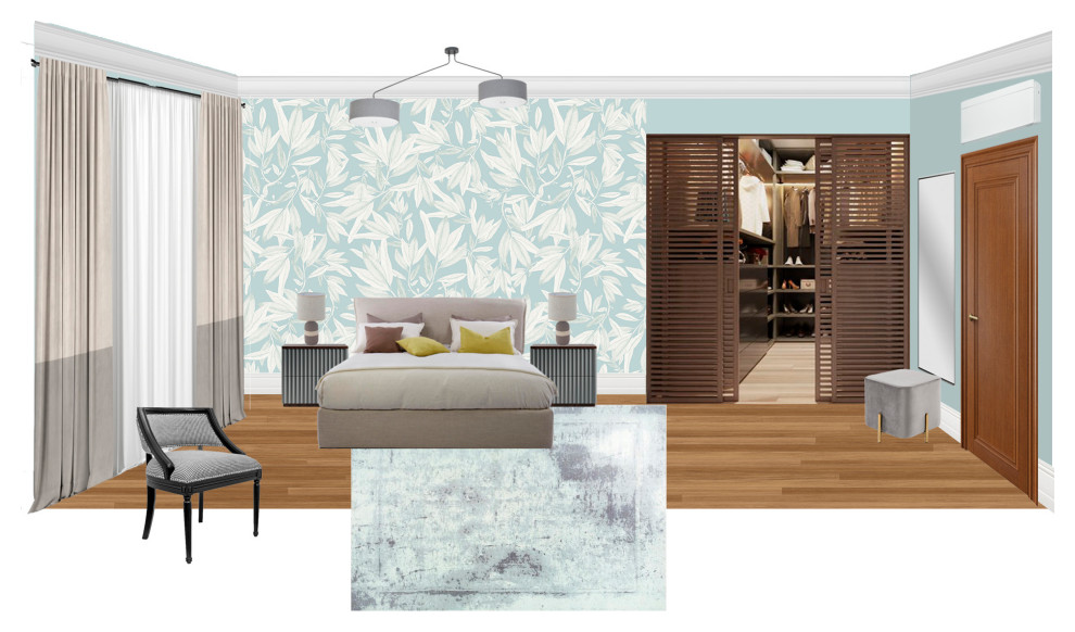 Спальня коллаж