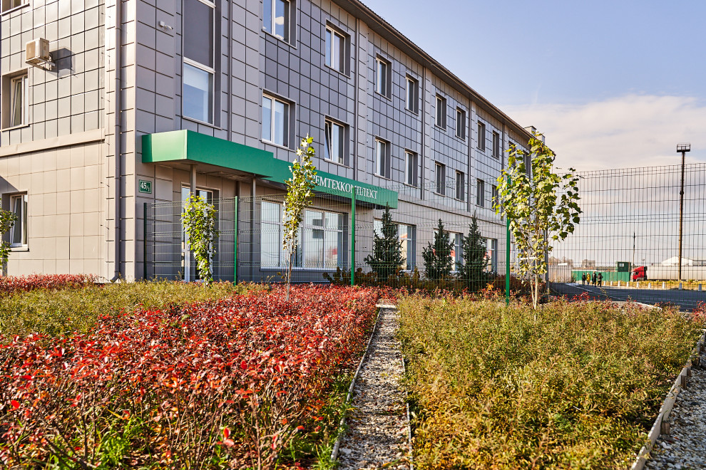 Озеленение промышленной территории