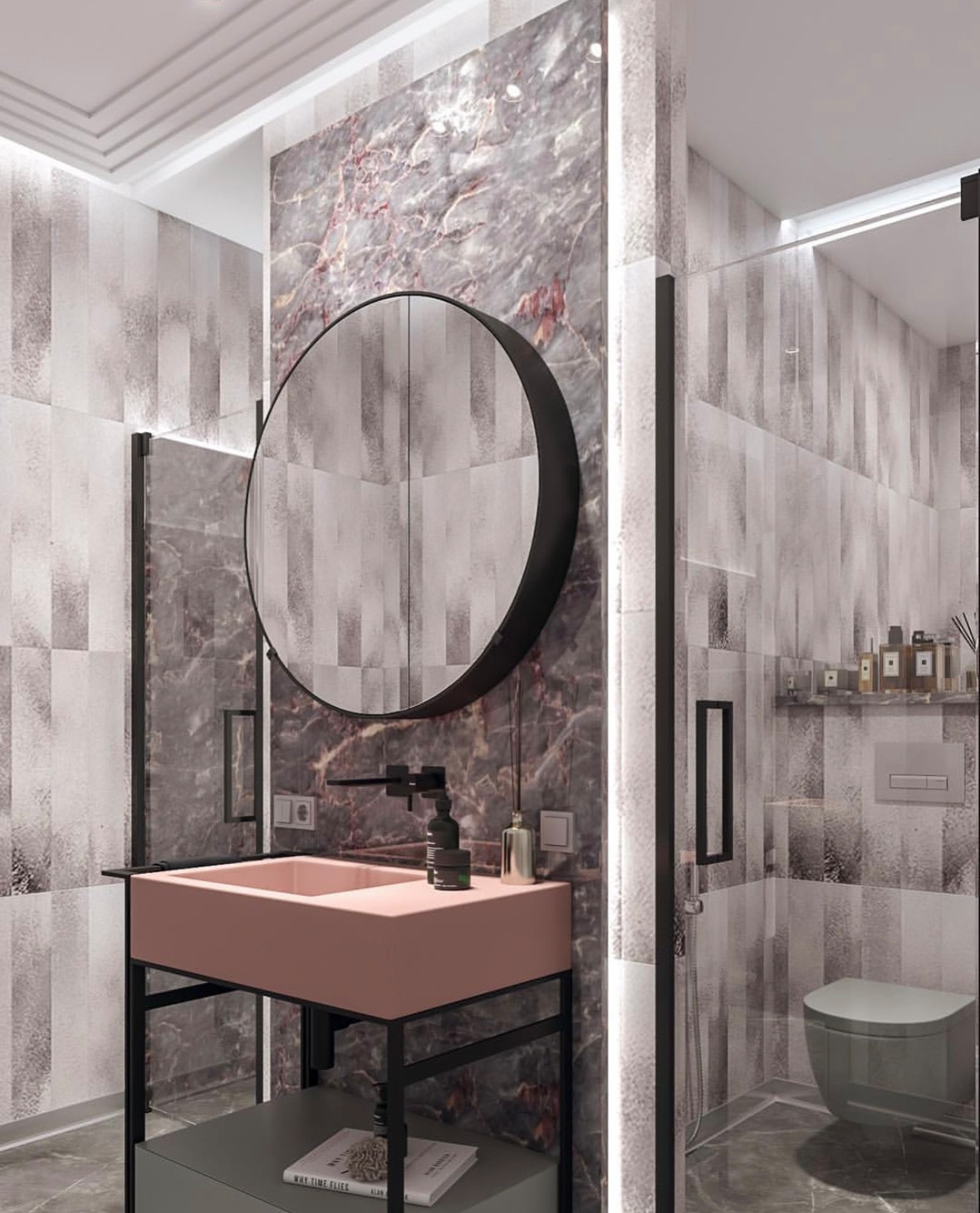 Проект ванной комнаты с сантехникой CIelo