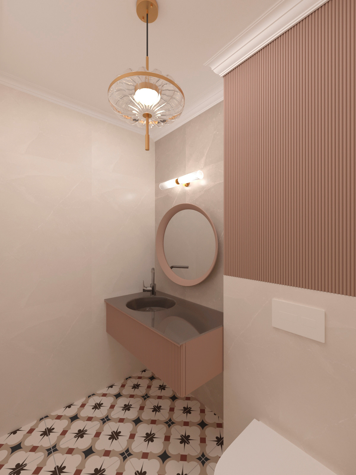 "Подмосковная Ривьера". Дизайн 3-х комнатной квартиры