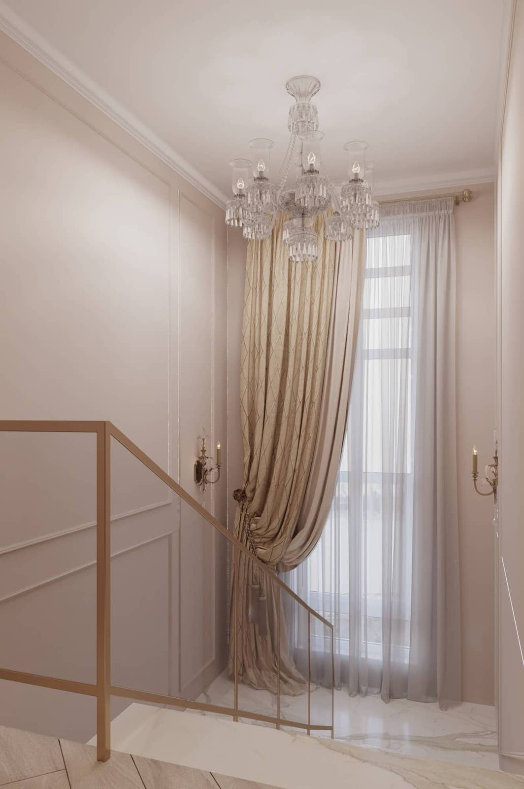 Дизайн и ремонт таунхауса в ЖК «Николинские ключи» — Роскошь вне времени